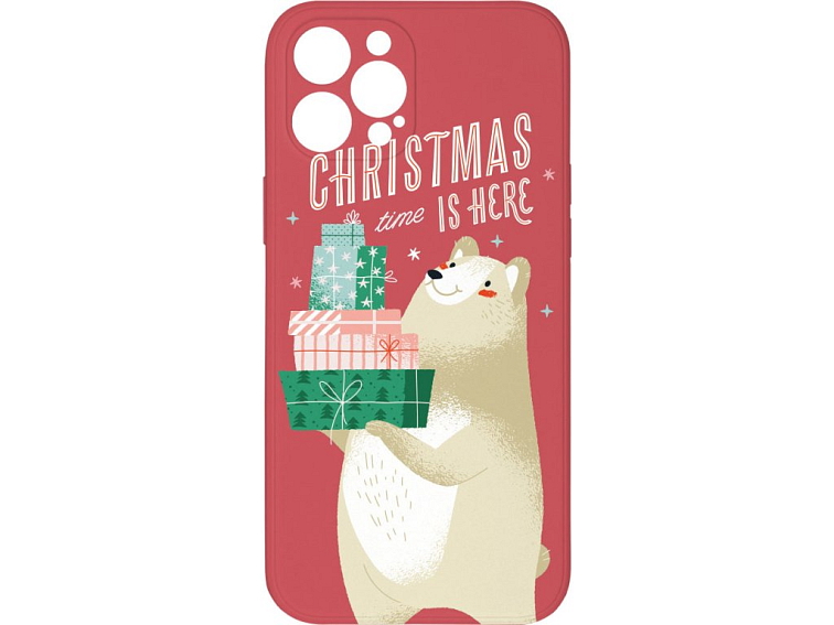 Kryt Vánoce jsou tady červený pro iPhone 12 Pro Max