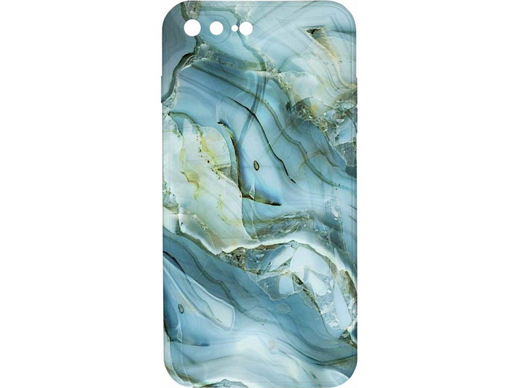 Kryt Modro šedý mramor pro iPhone 7/8 Plus
