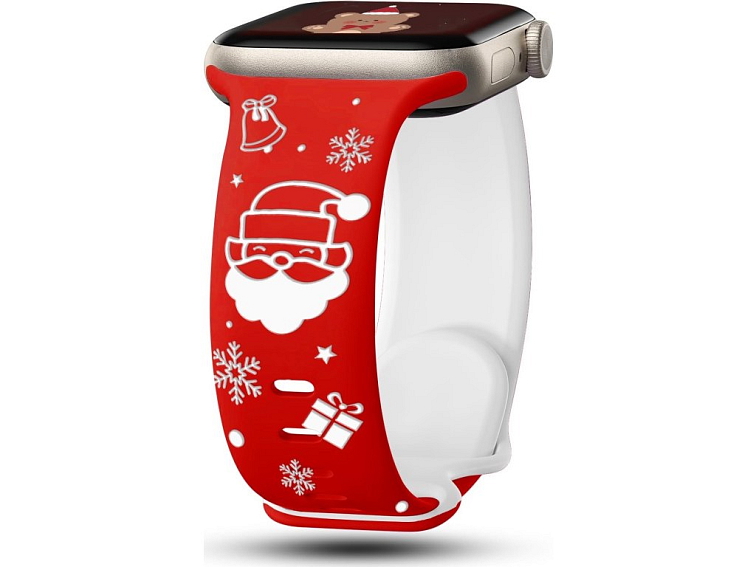 Vánoční řemínek pro Apple Watch 42/44/45/49