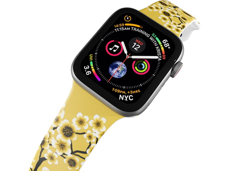 Apple watch řemínek Sakura zlatá