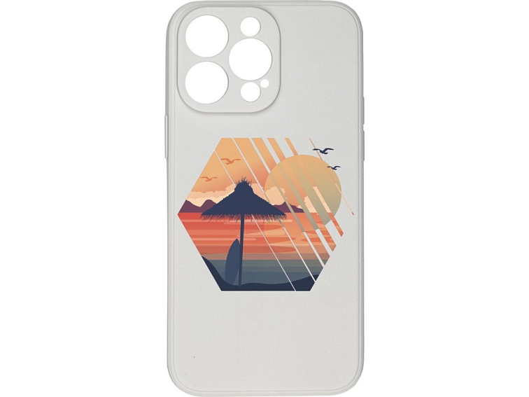 Kryt Západ slunce bílý pro iPhone 15 Pro Max