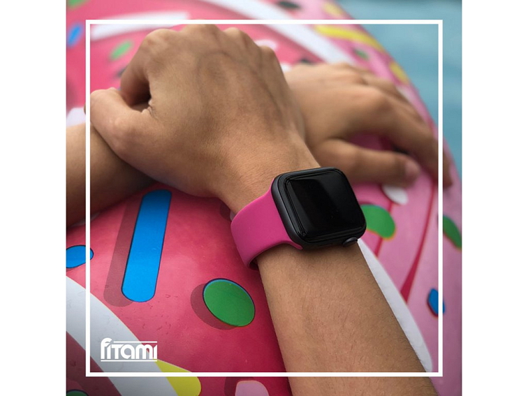 Jednobarevný řemínek pro Apple Watch - Dragon Fruit