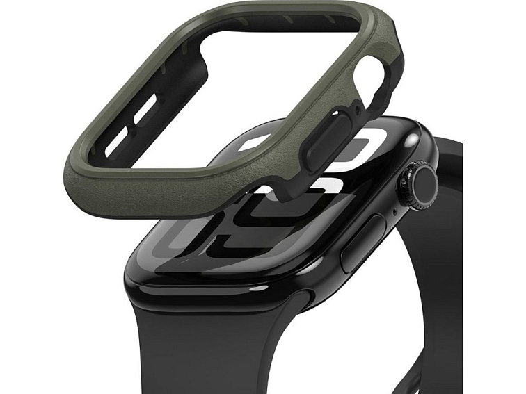 Ochranný kryt na Apple Watch 46mm - Ringke, Onyx Green