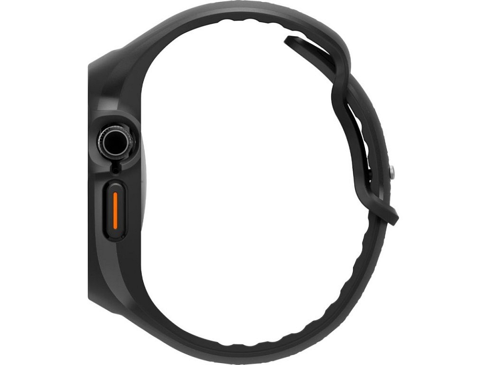 Řemínek s krytem pro Apple Watch 46mm - Spigen, Liquid Air Black