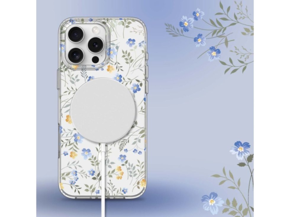 Ochranný kryt na iPhone 16 Pro MAX - Tech-Protect, Magmood MagSafe Spring Flowers