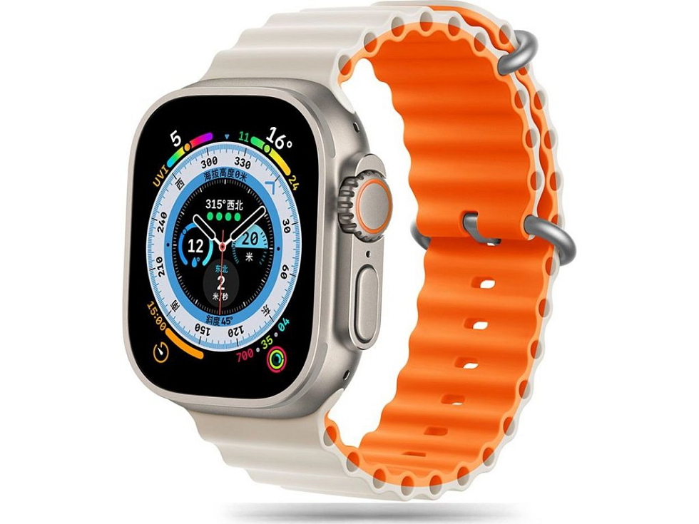 Řemínek pro Apple Watch 44mm / 45mm / 46mm / 49mm - Tech-Protect, Iconband Pro Starlight