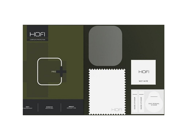 Hybridní ochranné sklo pro Apple Watch 49mm - Hofi, Hybrid Glass