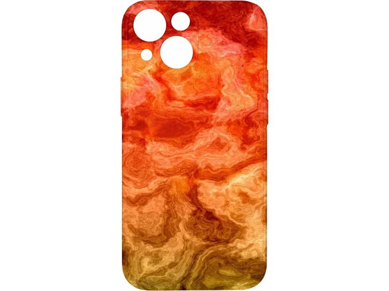 Kryt Ohnivý mramor pro iPhone 13 Mini