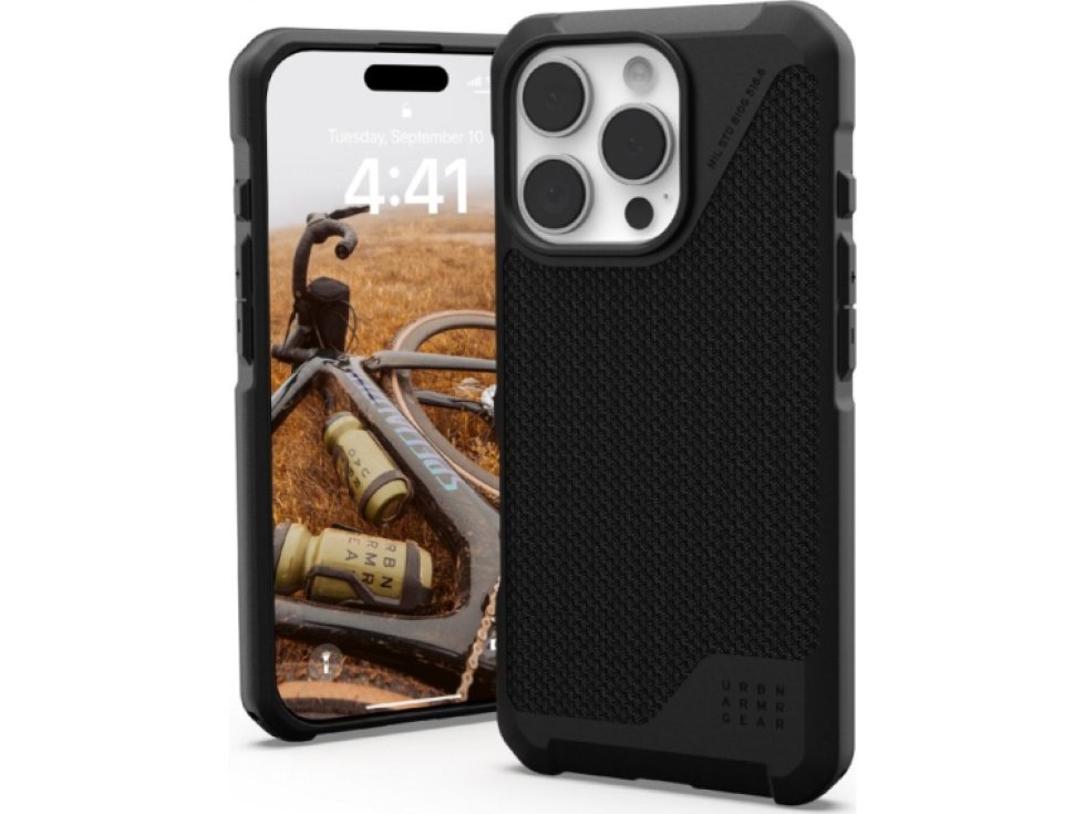 Ochranný kryt na iPhone 16 Pro - UAG, Metropolis LT MagSafe Kevlar Black