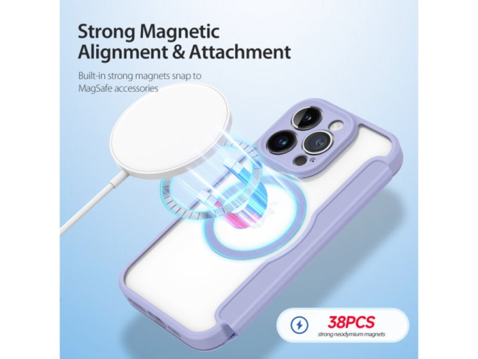 Ochranné pouzdro pro iPhone 14 Pro - DuxDucis, SkinX Pro with MagSafe Purple