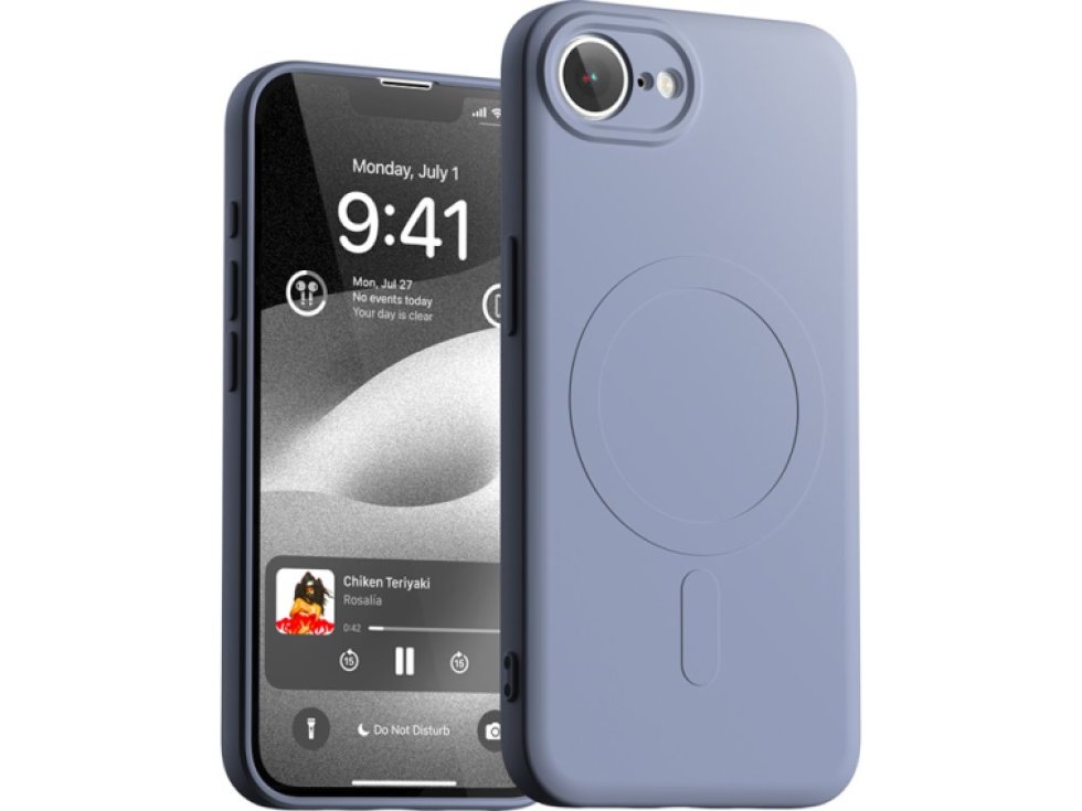 Ochranný kryt na iPhone 16e - Mercury, SemiSilicon MagSafe Purple