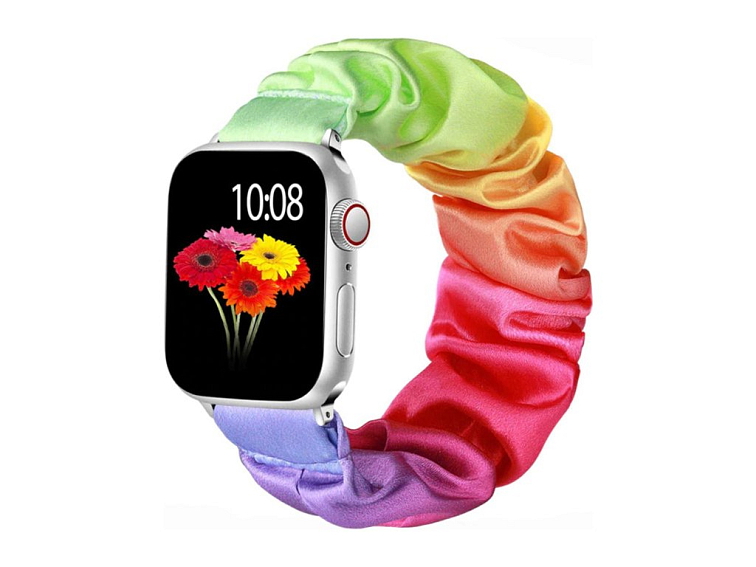 Stylový řemínek pro Apple Watch - Duhový