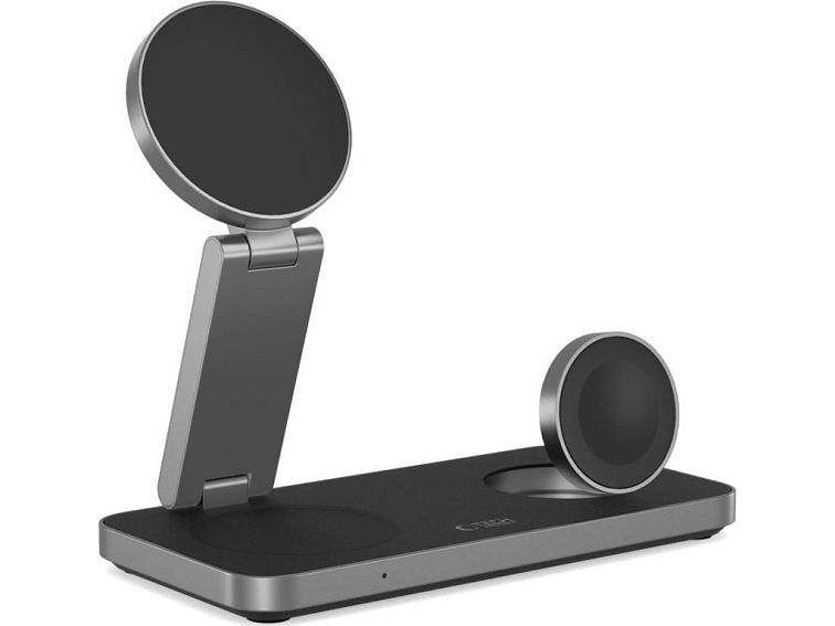 Bezdrátová nabíječka pro iPhone, Apple Watch a AirPods - Tech-Protect, QI15W-A47 Wireless Charger Black