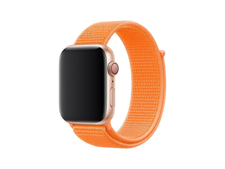 Nylonový řemínek na Apple Watch - Papaya
