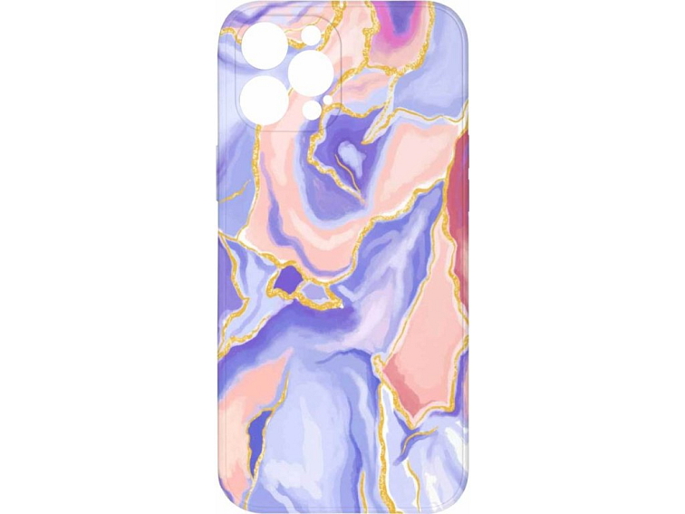 Kryt Fialovo růžový mramor pro iPhone 12 Pro Max