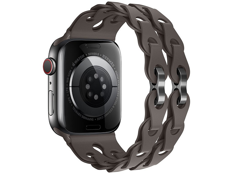 Silikonový řetízkový řemínek pro Apple Watch 38/40/41/42(S10)mm