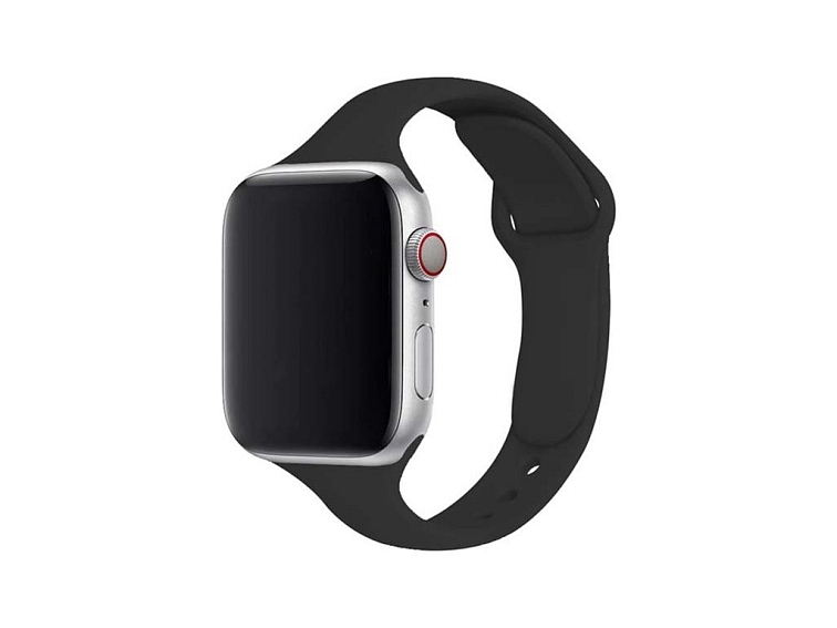 Dámský jednobarevný řemínek pro Apple Watch - Černý