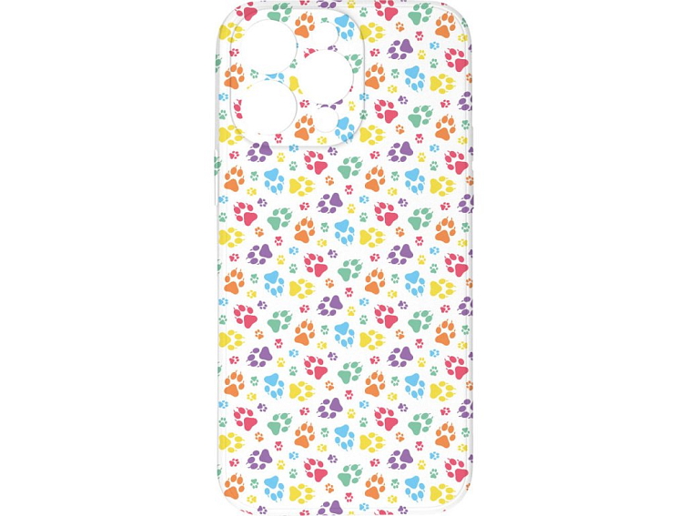 Kryt Barevné tlapičky pro iPhone 15 Pro