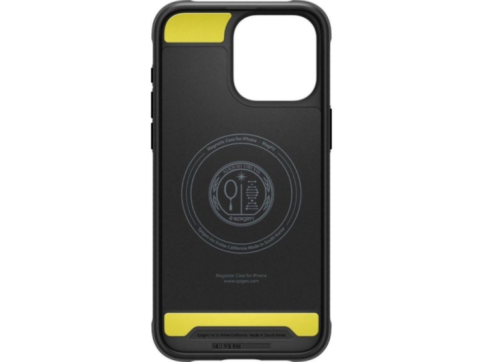 Ochranný kryt na iPhone 15 Pro - Spigen, Rugged Armor MagSafe Black