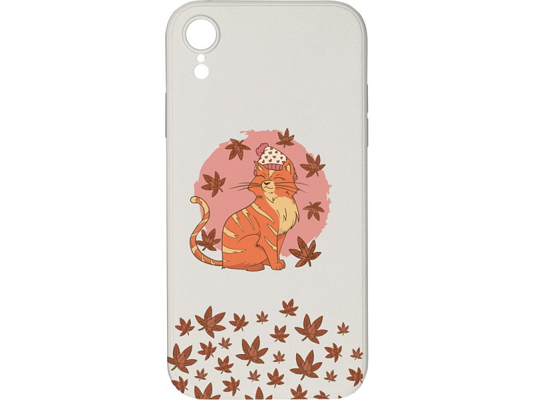 Kryt Kočka v listí pro iPhone XR