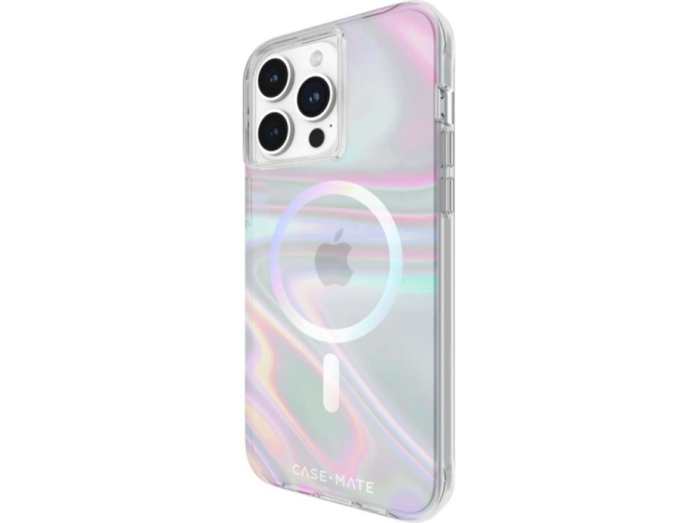 Ochranný kryt na iPhone 15 Pro MAX - Case Mate, Soap Bubble MagSafe