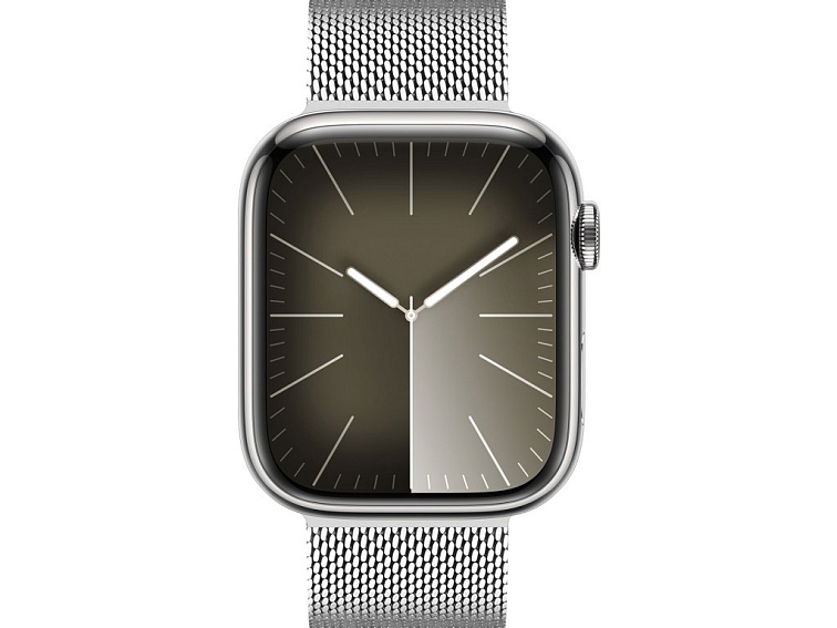 Řemínek na Apple Watch 44mm / 45mm / 46mm / 49mm - DuxDucis, Milanese Pro Silver