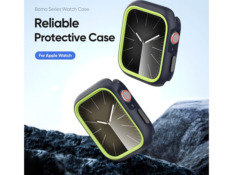 Ochranný kryt na Apple Watch 41mm - DuxDucis, Bamo Midnight/Green