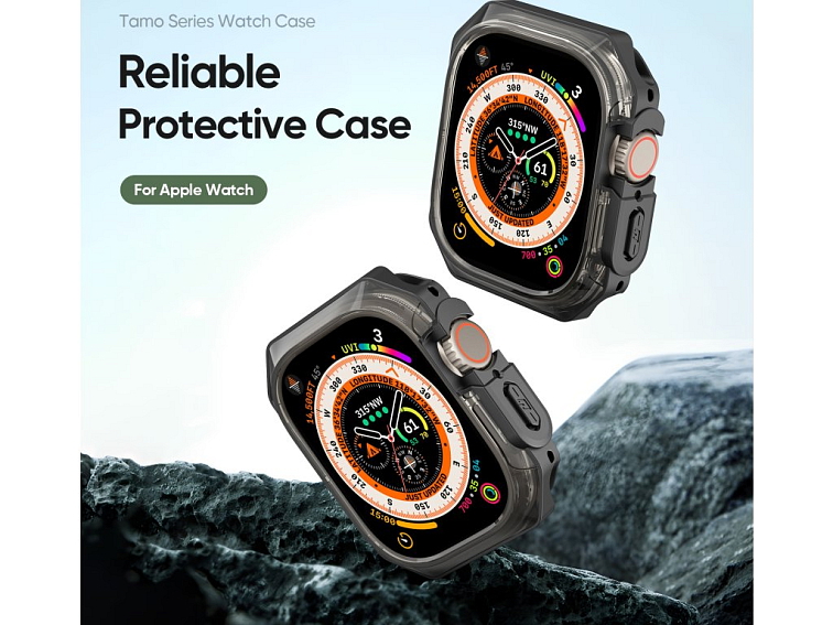 Ochranný kryt na Apple Watch 49mm - DuxDucis, Tamo Translucent