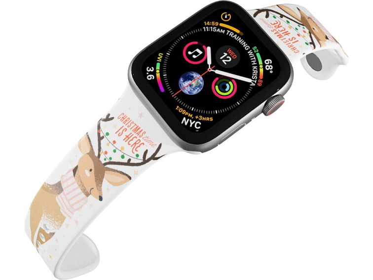 Apple watch řemínek Vánoční sobice