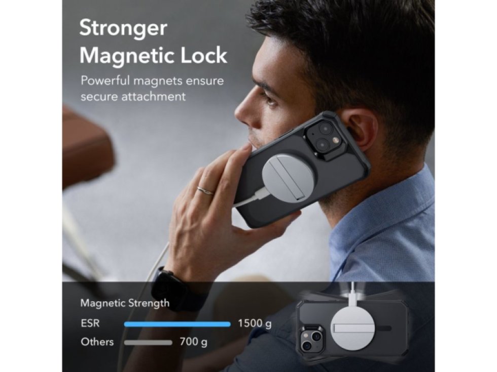 Ochranný kryt pro iPhone 14 PLUS - ESR, Air Armor HaloLock Frosted Black