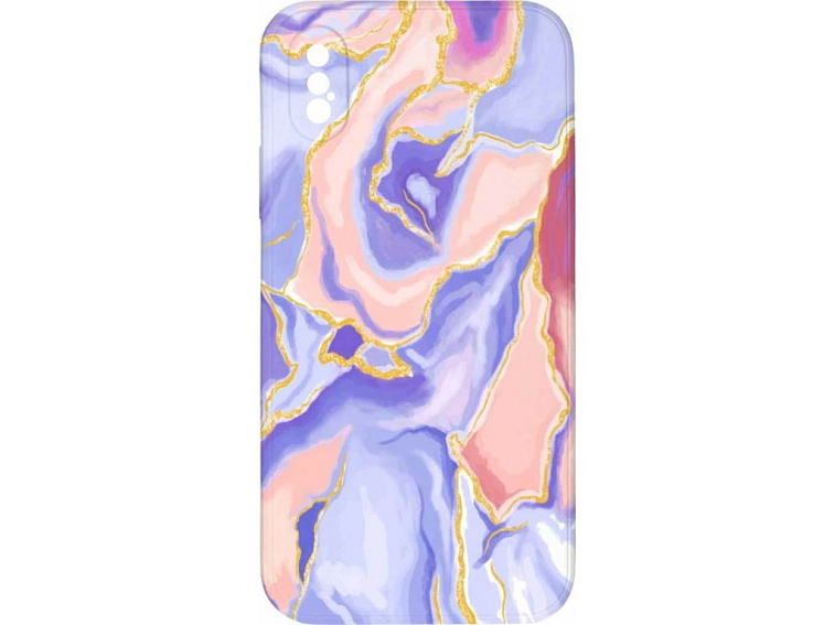 Kryt Fialovo růžový mramor pro iPhone X/XS
