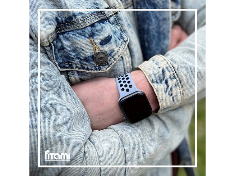 Sportovní řemínek na Apple Watch - Šedý