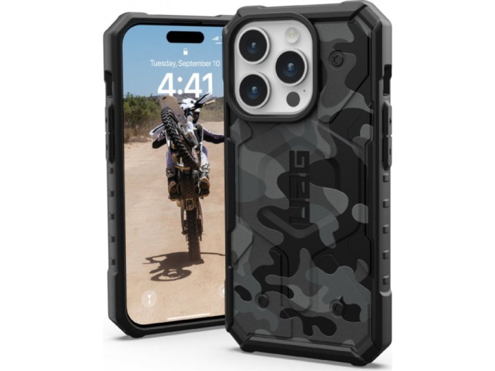 Ochranný kryt na iPhone 15 Pro - UAG, Pathfinder SE MagSafe Midnight Camo