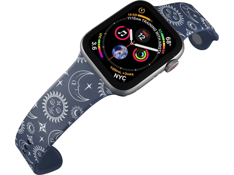 Apple watch řemínek Hvězdárna v bílém