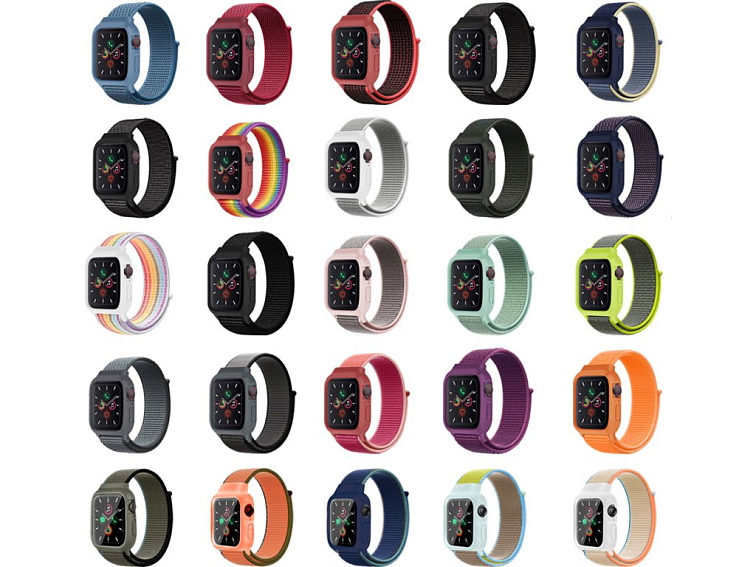 Nylonový set 2v1 pro Apple Watch 42/44/45mm