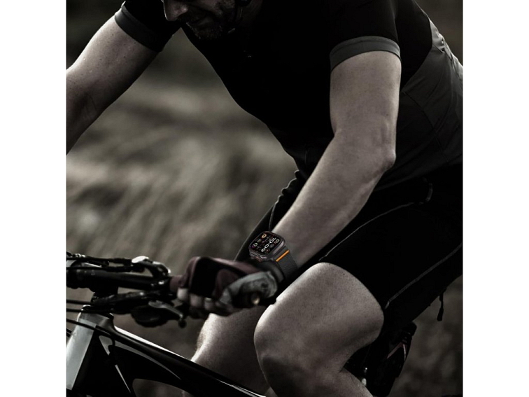 Řemínek pro Apple Watch 44mm / 45mm / 46mm / 49mm - Tech-Protect, Nylon Clasp Black