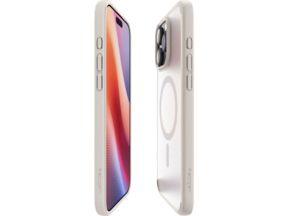 Ochranný kryt na iPhone 16 Pro MAX - Spigen, Ultra Hybrid MagSafe Frost Natural Titanium