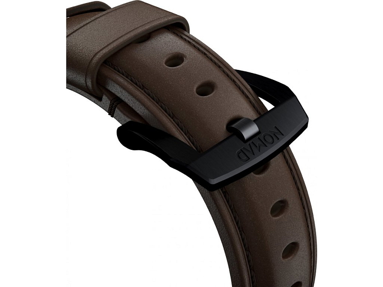 Kožený pásek / řemínek pro Apple Watch 44mm / 45mm / 46mm / 49mm - Nomad, Traditional Band Black/Brown