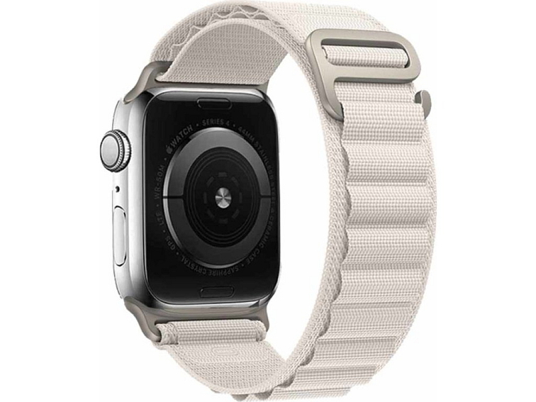Nylonový řemínek alpský tah na Apple Watch - Bílý