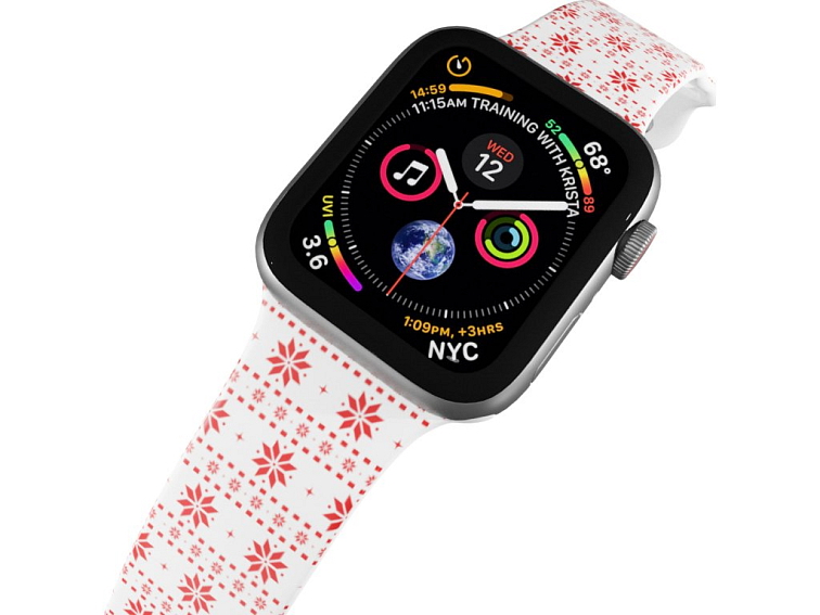 Apple watch řemínek Malované vločky