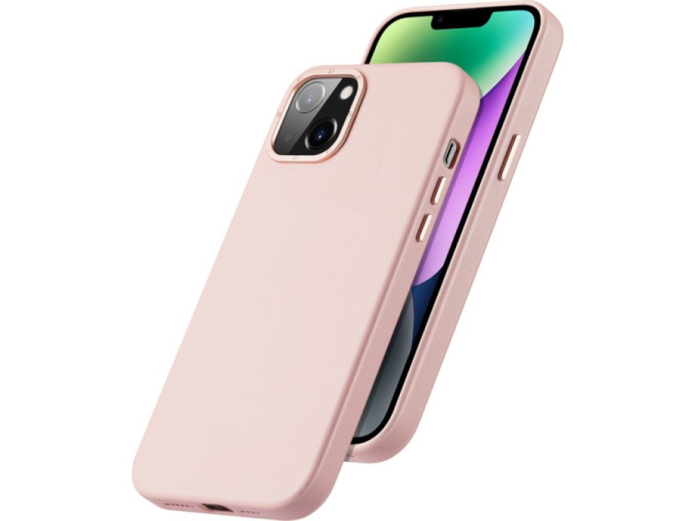 Ochranný kryt na iPhone 14 PLUS - DuxDucis, Grit with MagSafe Pink