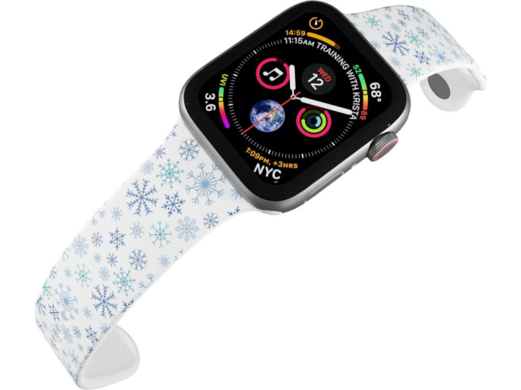 Apple watch řemínek Vločky