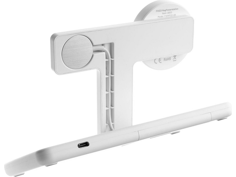 Bezdrátová nabíječka pro iPhone, Apple Watch a AirPods - FIXED, MagPowerstation White