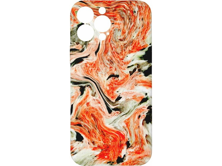 Kryt Oranžový mramor pro iPhone 13 Pro Max
