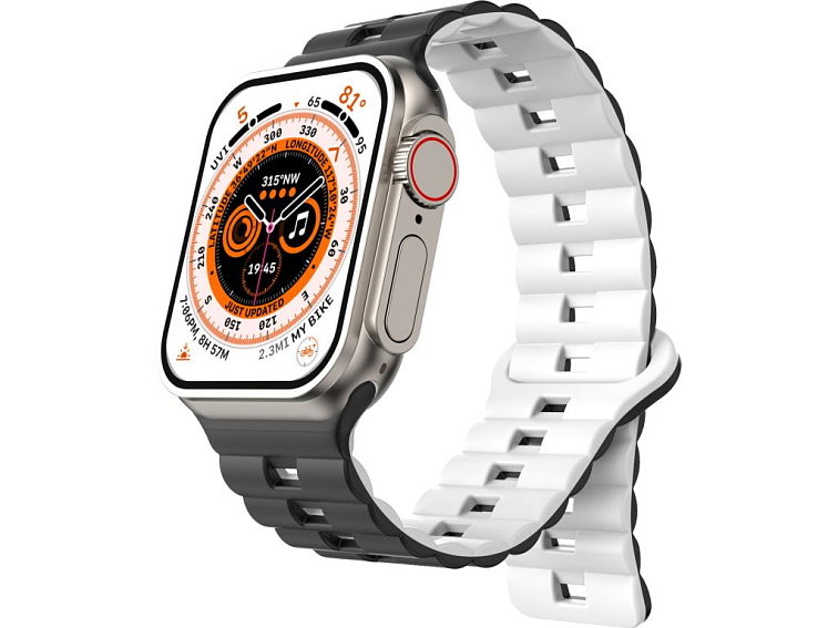 Magnetický silikonový řemínek pro Apple Watch 38/40/41/42(S10)mm