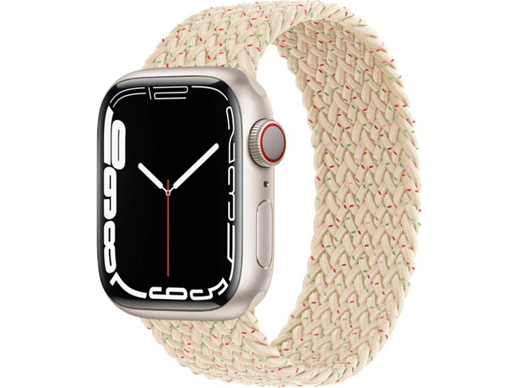 Pletený navlékací řemínek pro Apple Watch - White Star