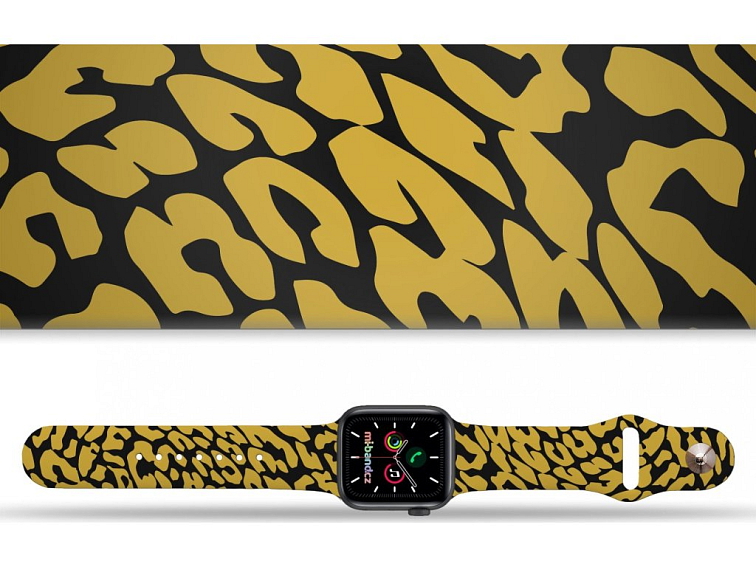 Apple watch řemínek Gepard zlatý