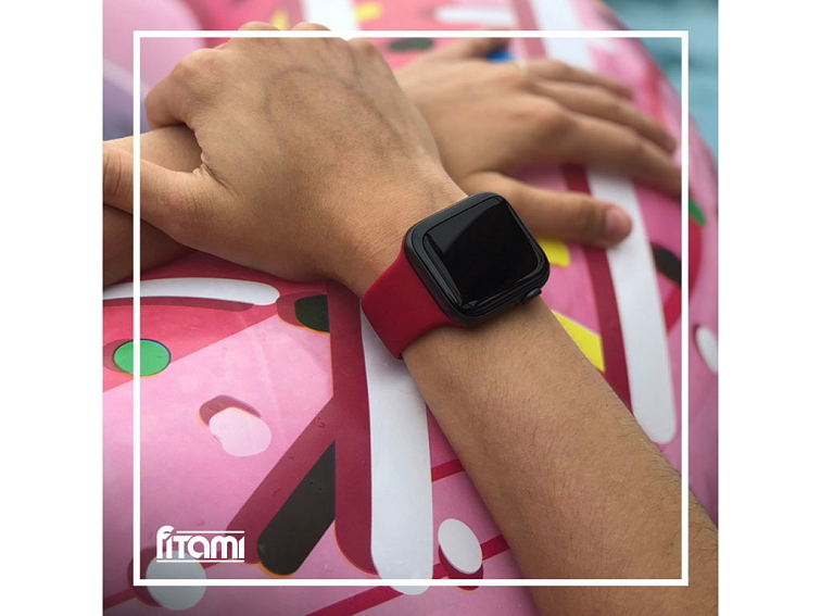 Jednobarevný řemínek pro Apple Watch - Maroon