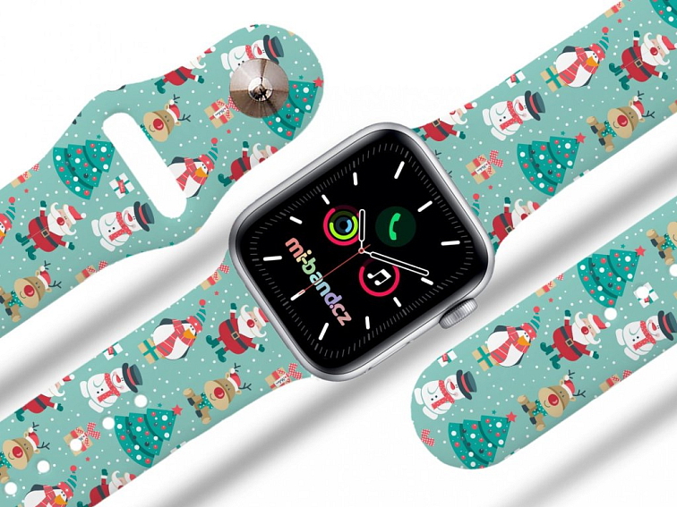 Apple watch řemínek Zimní radovánky