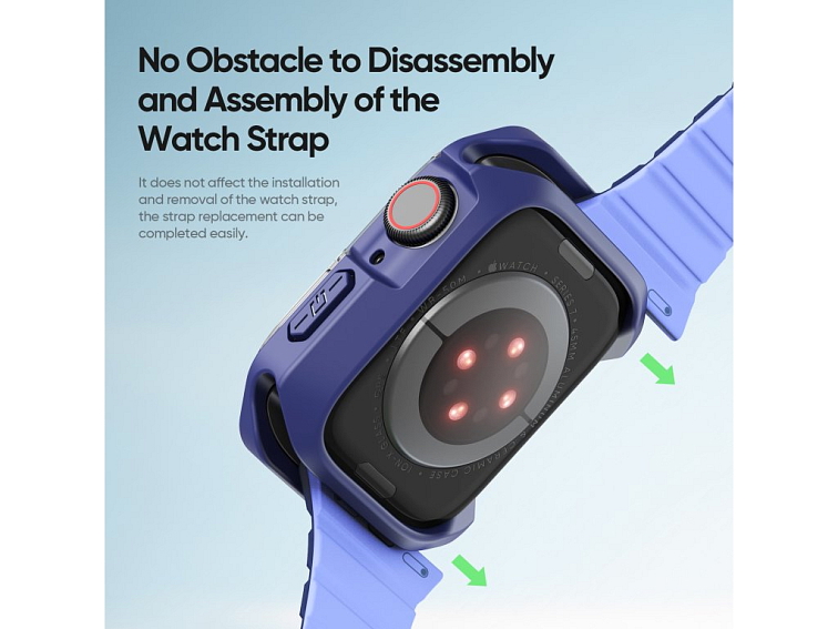 Ochranný kryt na Apple Watch 44mm - DuxDucis, Tamo Blue